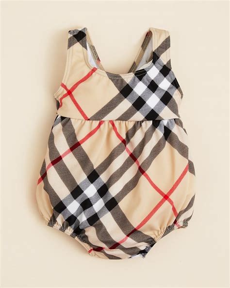 baby girl burberry bathing suit.